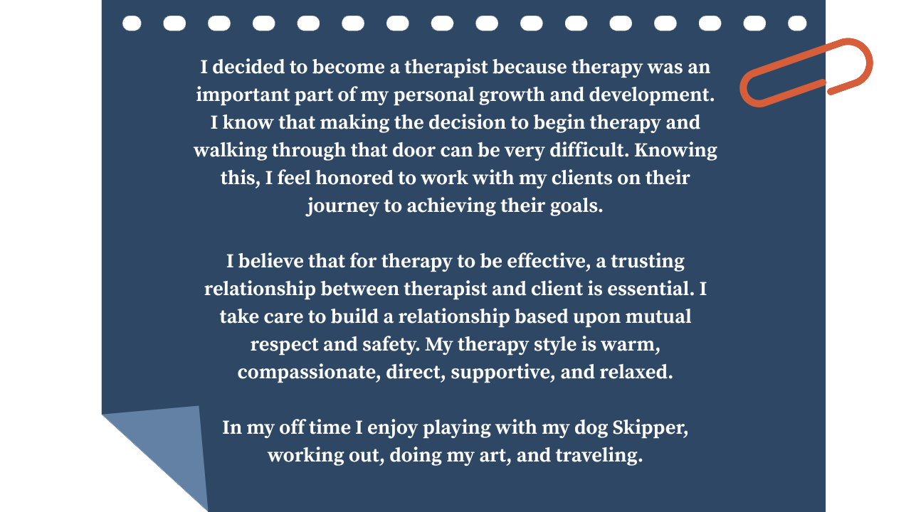 The Clarity Counseling Services therapy office